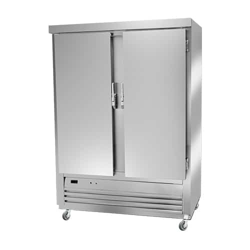 ثلاجة-تخزين-عامودية-بابين-أمام-5أرفف-upright-stainless-steel-fridge-refrigerator-alnasser-factories