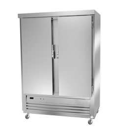 ثلاجة-تخزين-عامودية-بابين-أمام-5أرفف-upright-stainless-steel-fridge-refrigerator-alnasser-factories
