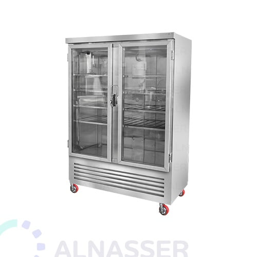 ثلاجة-عرض-5أرفف-بابين-عامودية-DISPLAY-CHILLER-refrigerator-alnasser-factories