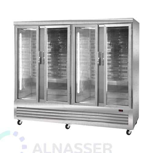ثلاجة-عرض-لحوم-4أبواب-تعليق-مصانع-الناصر-meat-display refrigerator-close-alnasser-factories