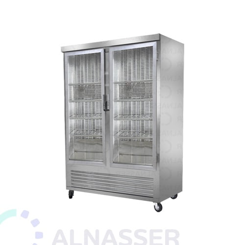 ثلاجة-عرض-لحوم-بابين-أرفف-مصانع-الناصر-meat-display refrigerator-alnasser-factories