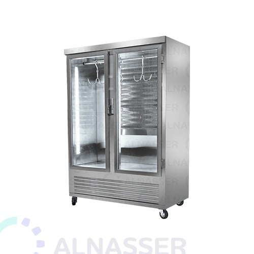 ثلاجة-عرض-لحوم-بابين-تعليق-مصانع-الناصر-Display Refrigerator Meat refrigerator-alnasser-factories