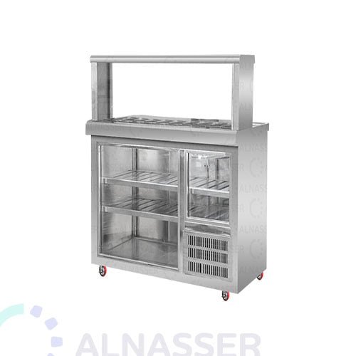 kebab display fridge