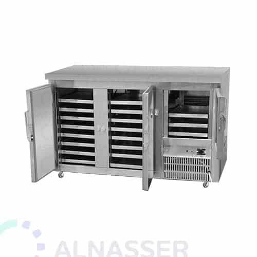 ثلاجة-بروست-بدون- كاونتر-3أبواب-خلف-مصانع-الناصر-broasted- refrigerator-opened-alnasser-factories