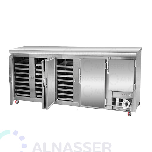 ثلاجة-بروست-بدون كاونتر-5-أبواب-خلف-مصانع-الناصر-broasted- refrigerator-opened-alnasser-factories