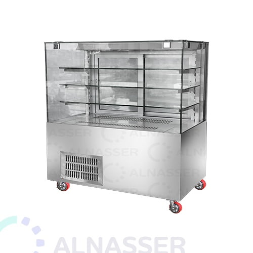 ثلاجة-عرض-حلويات-أمام-مصانع-الناصر-display-refrigerator-200cm-alnasser-factories