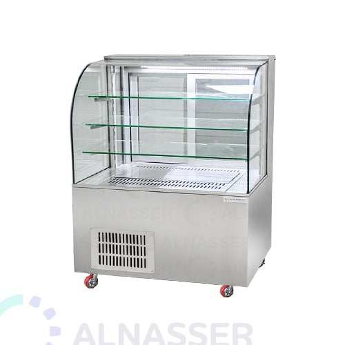 ثلاجة-عرض-حلويات-مصانع-الناصر-3أرفف-أمام-وطني-display-refrigerator-150cm-alnasser-factories