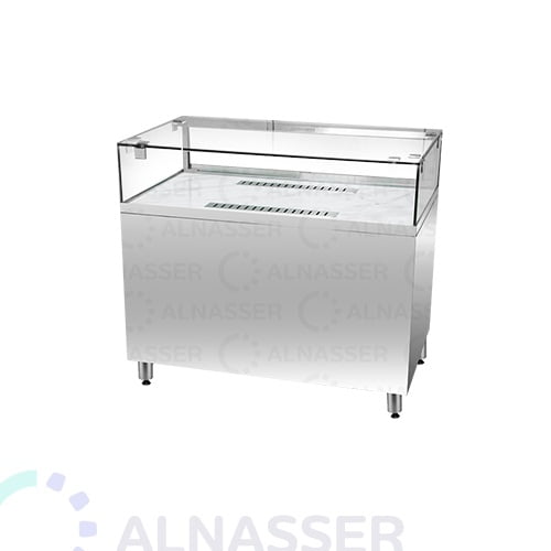 ثلاجة-عرض-رف-خدمة-زجاج-سطح-رخام-أمام-وطني-display-refrigerator-150cm-alnasser-factories