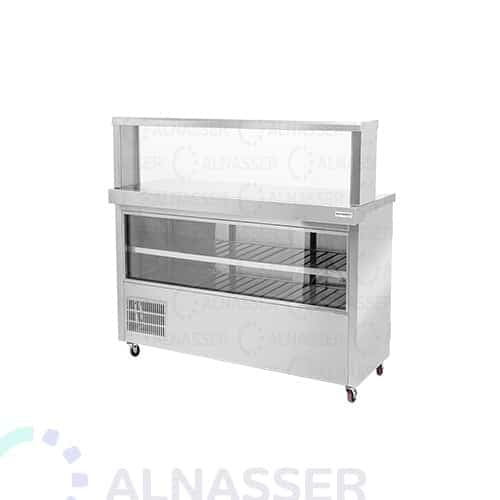 ثلاجة-عرض-مشروبات-وعصيرات-مع-صحون-نص-شاشة-أمام-display-refrigerator-150cm-alnasser-factories